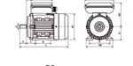 Moteur  MMP2-56G2  0,12KW   3000 min-1  1x230V  B3